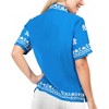 LA LEELA Women's Summer Casual Blouse Shirt Solid Blouses Button Down Short Sleeve Dress Tee Shirts Hawaiian Tops for Women - 2 of 3