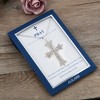 Anna-Kaci Silver Tone Crystal Rhinestone Cross Patonce Fashion Necklace with Message Card Envelope Jewelry Gift - 3 of 4