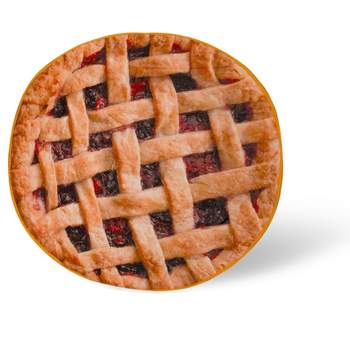 Toynk Cherry Pie Round Fleece Throw Blanket | 60 Inches