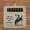 Park Designs Eat What Yer Served Pocket Potholder Set of 4 - 2 of 4