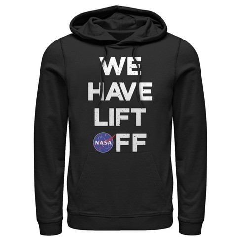 Men's NASA Bold Lift Off Pull Over Hoodie - image 1 of 3