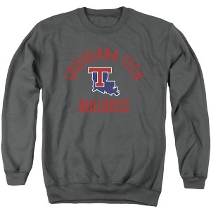 Louisiana Tech University Official Bulldogs Logo Adult Crewneck Sweatshirt - 1 of 4