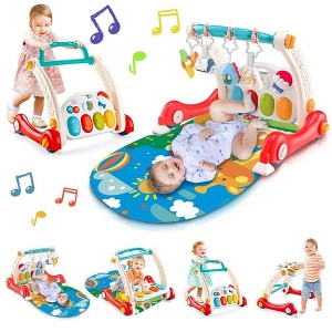 Vatos Baby Gym Play Mat & Learning Toy Tummy Time Mat for Infant Newborn Toddlers Aged 3-36 Months - 1 of 4