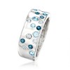 Ross-Simons 0.70 ct. t.w. Tonal Blue Topaz Ring in Sterling Silver - 3 of 4