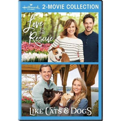 Hallmark 2-Movie Collection: Love To The Rescue / Like Cats & Dogs (DVD)(2021)