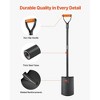 48" Heavy-Duty Square Shovel with Alloy Steel Blade & D-Handle for Digging & Transfer - 4 of 4