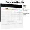 Garnen Fridge Calendar Magnetic for Monthly Weekly Daily Planner, Magnetic Dry Erase Calendar for Refrigerator with Weekly Meal Planner & Grocery List - 3 of 4