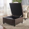 CAVINAS Storage Ottoman Bench, Square Ottoman with Storage, 2 in 1 Function, Work as End Table and Ottoman, Tufted Accent Bench for Living Room - 2 of 4