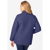 Jessica London Women's Plus Size Snap-Front Quilted Coat - image 3 of 4