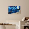Art Remedy Whimsical Night Sail Impressionism Wall Art Framed - 2 of 4