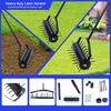 SKRAN Rolling Lawn Aerator, Manual Lawn Aerator, Push Spike Aerator with 3-Piece Long Steel Handle for Garden Yard Grass Maintenance - 4 of 4