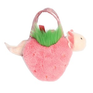 Aurora Small Strawberry Axolotl Fancy Pals Fashionable Stuffed Animal Pink 8.5" - 1 of 4
