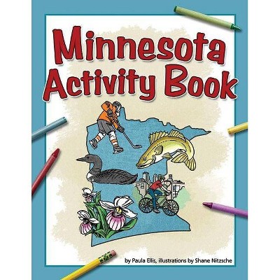 Minnesota Activity Book - (Color and Learn) by  Paula Ellis (Paperback)