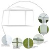 Costway 10'x10' Outdoor Heavy duty Pavilion Cater Events Outdoor Party Wedding Tent White - 4 of 4
