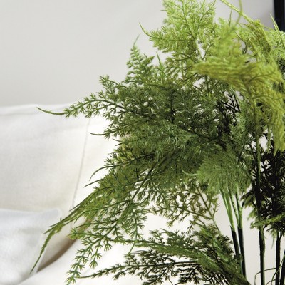 Plum & Post Plumosa Fern Artificial Plant Drop-In