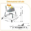 Foalom 5-in-1 Music and Lights Baby Walker Foldable with 5 Adjustable Heights - 2 of 4