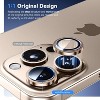 Entronix Camera Lens Protector Compatible with iPhone 16 Pro/16 Pro Max - Luxury Metal - 3 of 4