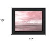 HomeRoots Pink Beach Emotions Black Framed Print Wall Art - 3 of 4