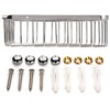 OBOKATA-Stainless Steel Bathroom Shower Corner Basket Storage Shelf Wall Mounted Holder Organizer - 4 of 4