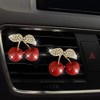 Anna-Kaci 3-Piece Car Air Freshener Clip with Crystal Rhinestone Detailing - 2 of 4