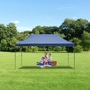 KTMBDW 10x20 Pop Up Canopy Tent with Vent, Easy Set Up Tent, Instant Sun Shelter Canopy, 12 Stakes & 6 Ropes, for Parties, Beach, Outdoor - 2 of 4