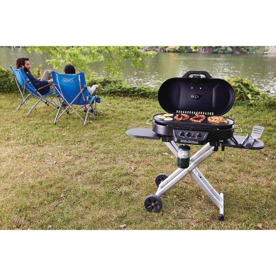 Coleman Blue Portable Propane Gas Grill with Stand