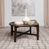 Coaster Home Furnishings COTA Round Solid Wood Coffee Table Dark Brown - 4 of 4