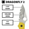 Spyderco Dragonfly 2 Salt Folding Pocket Knife with 2.28" H-2 Steel Blade | Get Superior Cutting Performance with the SpyderEdge | Non-Slip FRN Handle - 3 of 4