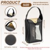 Unique Bargains PU Leather Home Car Office Decorative Tissue Box Cover with Button - 2 of 4