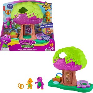 Barney Treehouse Action Figure Playset - 4pk - 1 of 4