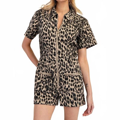 Women's Queen Leo Mineral Washed Romper - ee:some