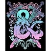 Juniors Womens Dungeons & Dragons Pastel Rainbow Sword & Fire Logo T-Shirt - 2 of 4