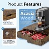 Simple Trending K Cup Organizer Coffee Pod Storage Box, Tea Organizer Holder and Drawer Storage Holds, 30 Pods Capacity - 4 of 4