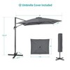 10X8FT Alunimun Patio Cantilever With Canopy - 3 of 4