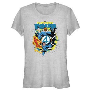 Juniors The Fantastic Four: First Steps Comic Book Family T Shirt - 1 of 2
