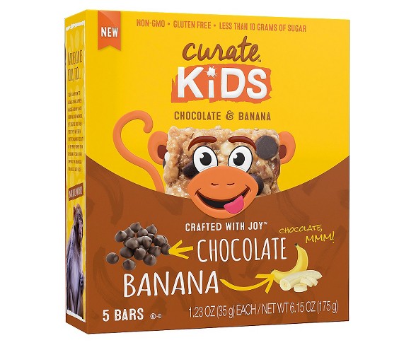 Curate&#153; Kids Chocolate & Banana Energy Bars & Gels 6.15 oz