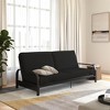 RealRooms Millie Convertible Metal Frame Futon Sofa with Coil Mattress with Multiple Positions for Seating and Sleeping - image 2 of 4