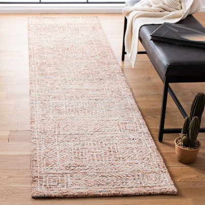 Capri Brown and Beige Hand-Tufted Wool Runner Rug