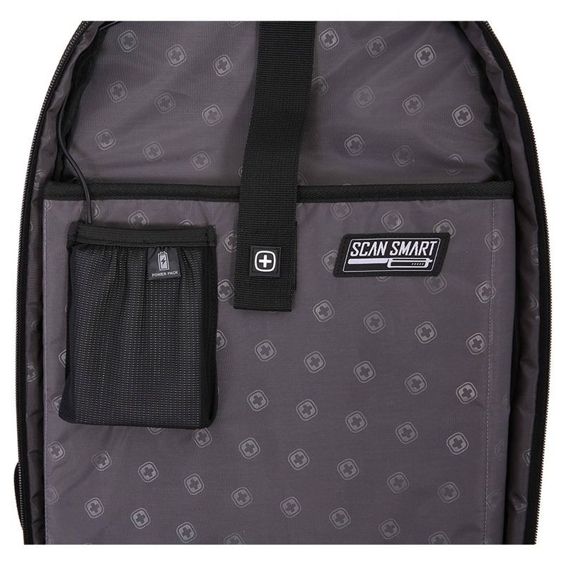 SWISSGEAR Scan Smart TSA Laptop and USB Power Plug 18.5&#34; Backpack - Black, 6 of 14