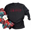 Simply Sage Market Row Of Christmas Trees Garment Dyed Long Sleeve - 3 of 4