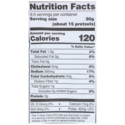 Unique Pretzels Original Shells - 10oz