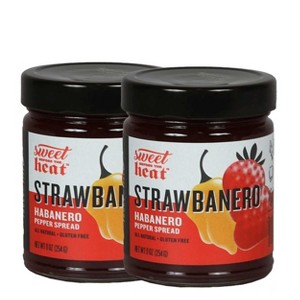 Chili Dawg's Foods of Fire Gluten Free 9 oz Strawbanero Pepper Spread - Pack of 2 - 1 of 4