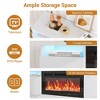 GustoWave Modern TV Stand, Entertainment Center with LED Lights for up to 75 Inch TV - 4 of 4