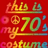 Men's Design By Humans This Is My 70s Costume Funny 70s Show Halloween 1970s Gifts 70s By dogsandhugs Tank Top - 2 of 3