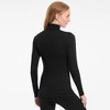 Lands' End Women's Baselayer Cozy Thermaskin Turtleneck Top - 2 of 4