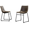 NicBex Dining Chairs Set of 2 PU Leather Bar stools Chairs for Dining Table with Metal Legs Suitable for Kitchen, Home Bar - 4 of 4