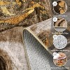Coucheta Marble Abstract Area Rug , Washable Low Pile Indoor Rug, Non-Slip Soft Floor Carpet for Living Room Bedroom, Multi-Color & Size - 3 of 4