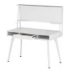 NicBex Home Office Desk 47" L Morden Writing Desk with Drawer, Shelves, Magnetic Dry Erase Whiteboard and Wooden Desktop for Study and Work - 3 of 4