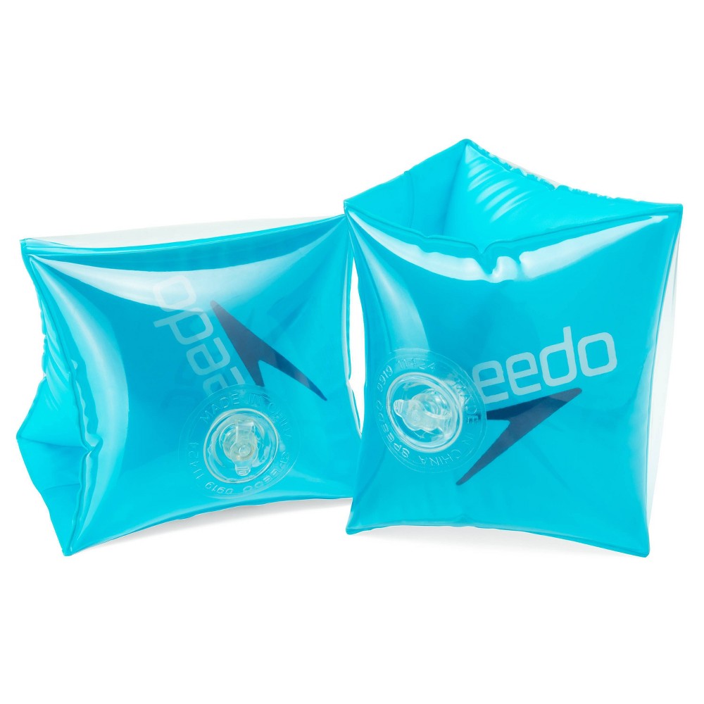 ( case of 3 pcs) Speedo Boys' Basic Armbands - Blue