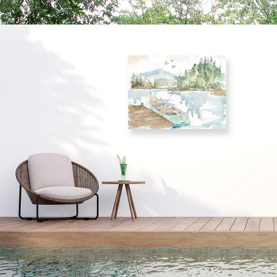 "Lakehouse I" Outdoor Canvas